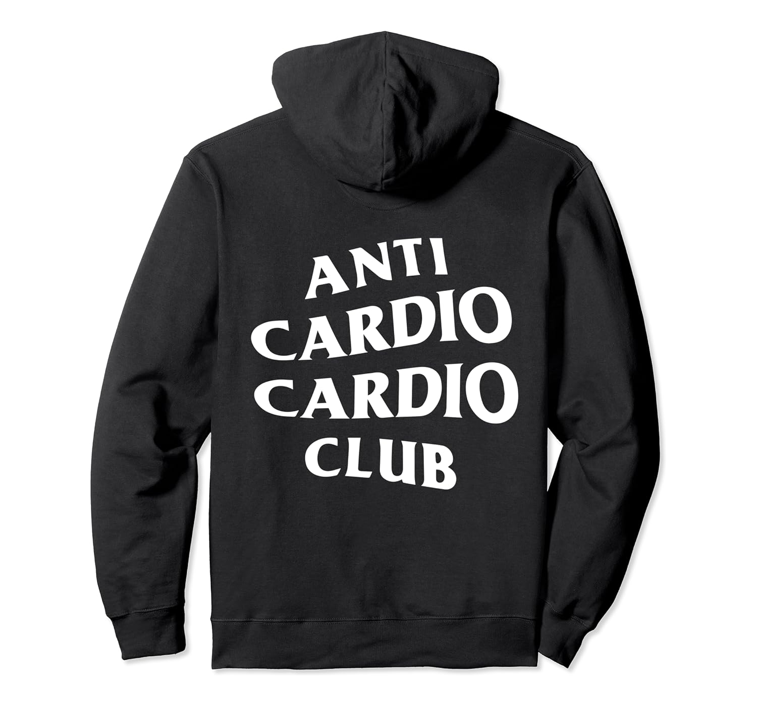 anti cardio cardio club hoodie