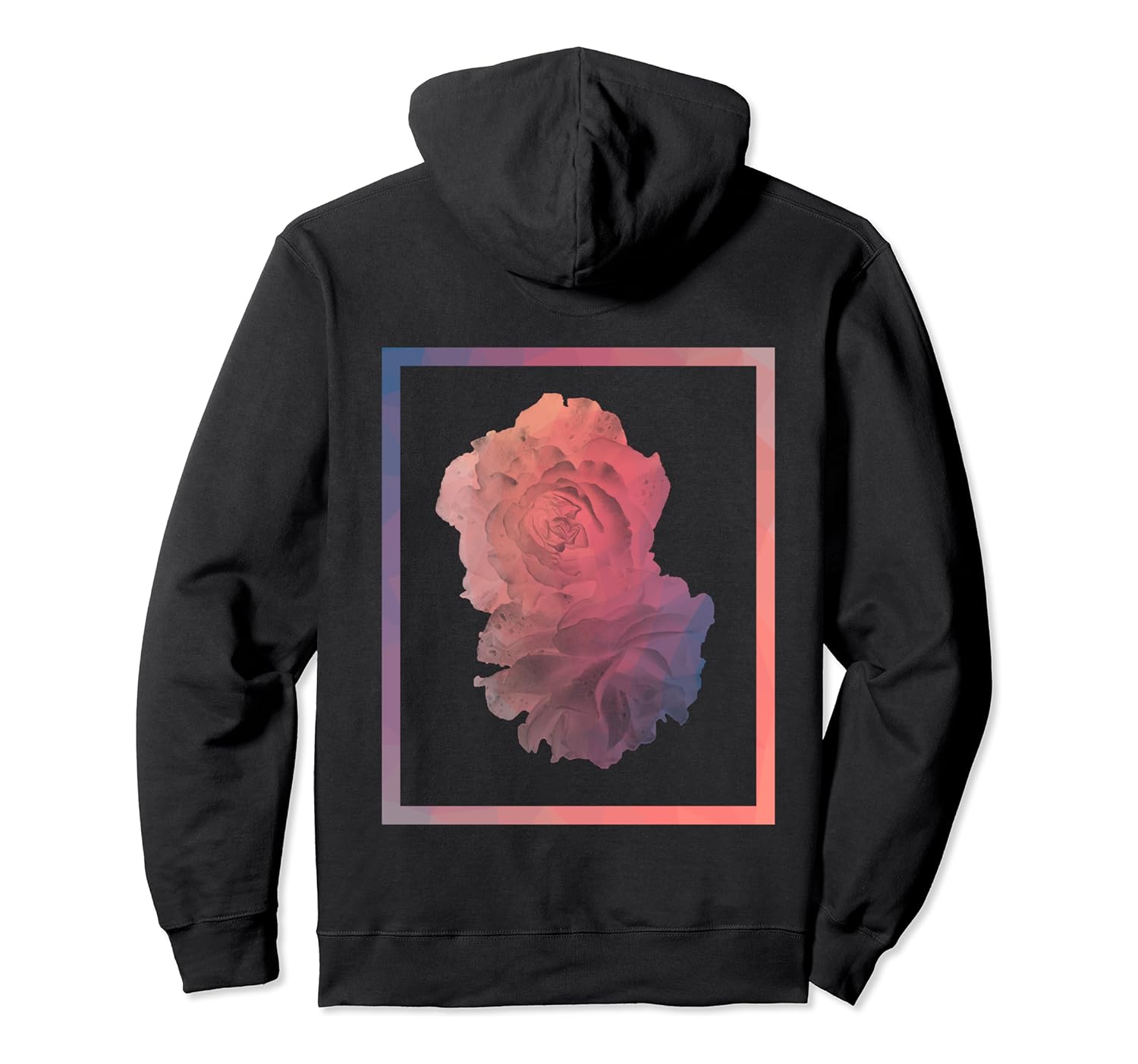 pink flower hoodie
