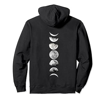 goth lunar hoodie