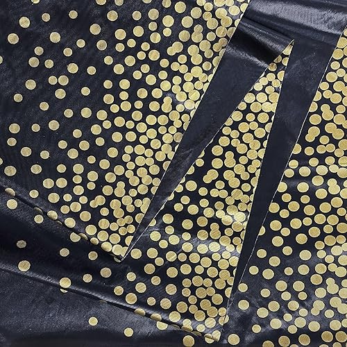 Miniatura 4 de Paquete de 2 manteles rectangulares desechables de plástico, color blanco y dorado, de 54 x 108 pulgadas, para cumpleaños, bodas, baby shower,