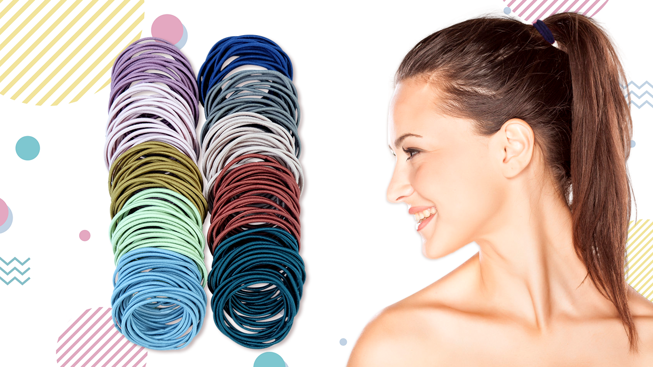 500 Fasce Elastiche Nere Per Capelli Con Scatola - Foto 7