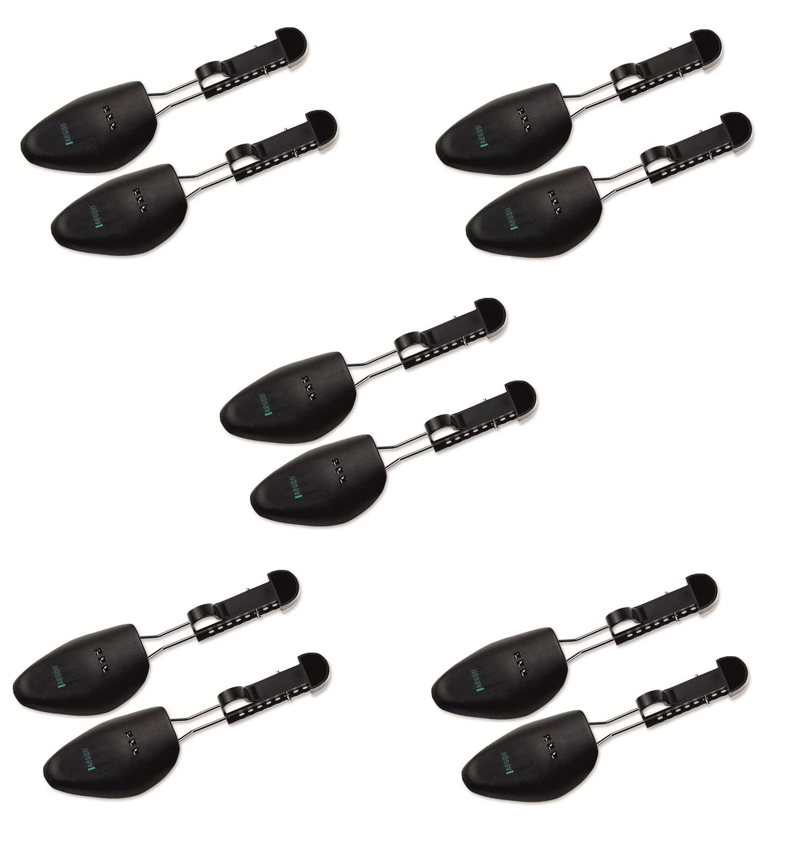 Aegon Shoe Tree Shaper Expander Stretcher Holder Adjustable Size for Men & Women (5 Pairs) (B094HB7BRH) Amazon Price History, Amazon Price Tracker
