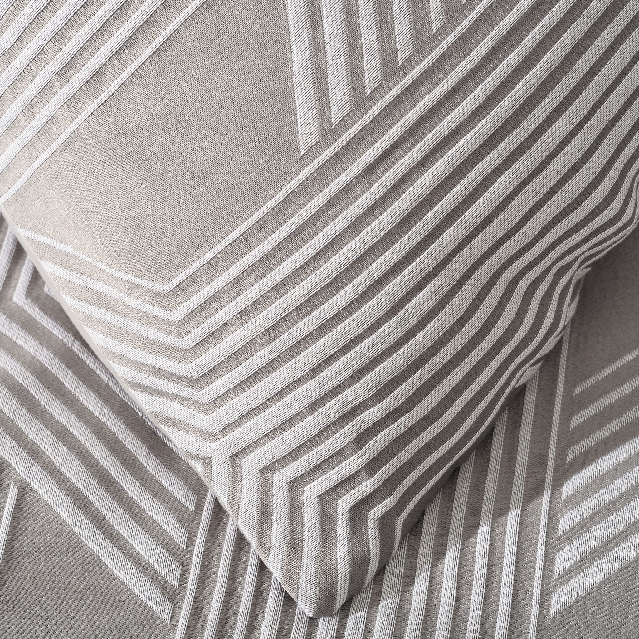 YF41387101 4-teiliges Bettwäsche-Set Cheryl 200x220cm grau