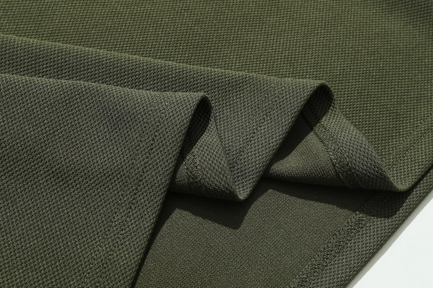 Men's Long Sleeve Polo Shirt Quick Dry Performance Tactical Shirts Daily Casual Stylish Collared Shirts for Men - Image 6