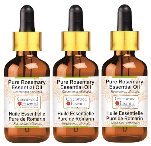 Huile essentielle de romarin pour stimuler les cheveux et purifier l'esprit - 300ml