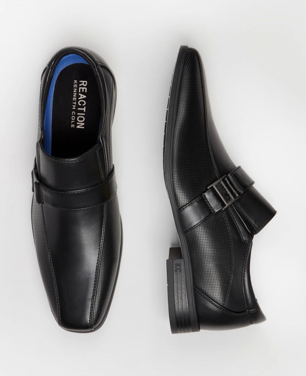 Elegant Black. Kenneth Cole  Leather Loafers for Men kc-mens-rmf0007am-blk-9_5m-  main image 2
