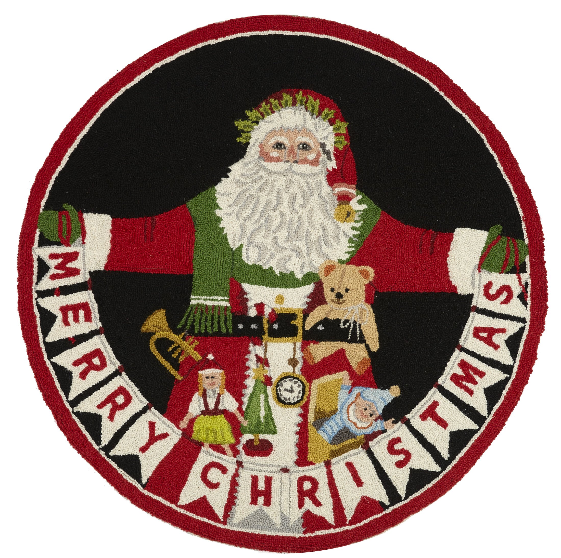 Peking HandicraftPillow, Red/Black