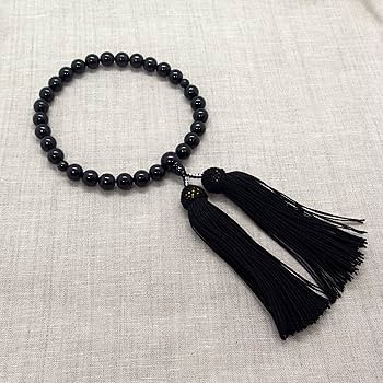 Amazon｜ハワイ近海産 9mm 黒 珊瑚 数珠 念珠 宝石 天然 無