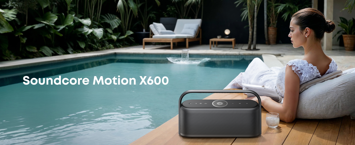 soundcore Motion X600 da Anker, Caixa de Som Portátil Bluetooth