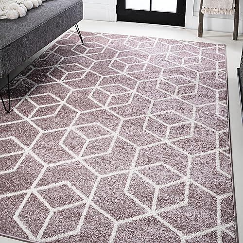 Miniatura 16 de Eyely UES101A-5 - Alfombra geométrica moderna de bloques de rodillos supersuaves para interiores, moderna, contemporánea, casual, dormitorio