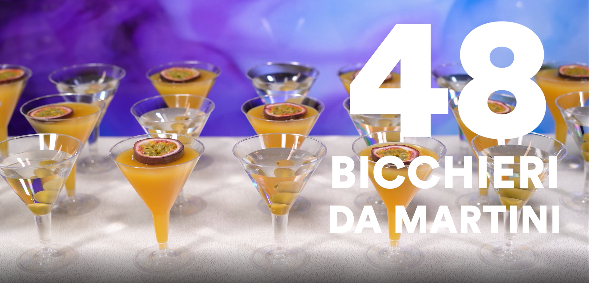 Bicchieri Capri | Madame Clari - Articoli per Feste