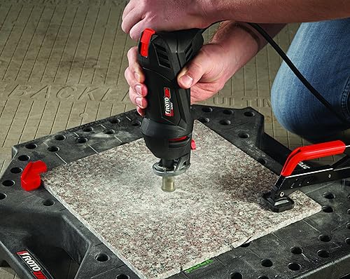 Miniatura 6 de Rotozip SS355-20 - Sistema de sierra en espiral de alta velocidad de 5.5 amperios con 2 accesorios y broca de diamante, color negro