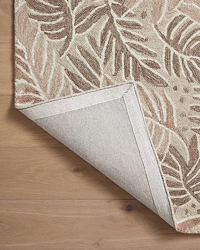 Miniatura 5 de Justina Blakeney x Loloi Cura Collection CUR-01 - Alfombra de área de 5 pies x 7 pies 6 pulgadas, color naturalrubor