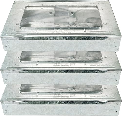 Miniatura 2 de iTrap iTrap-002-S4-3PK Multi-Catch Clear Top - Trampa para ratones con repetidor, juego de 3