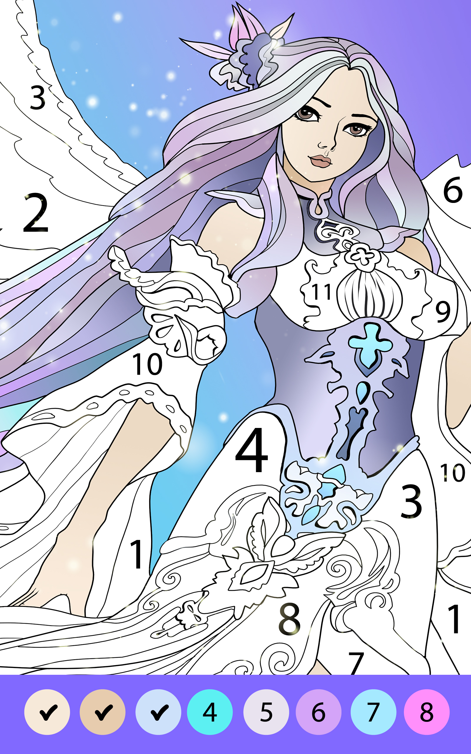 Magic Color Game Fantasy Coloring Book by Numbers - Aplicativo na Amazon Appstore