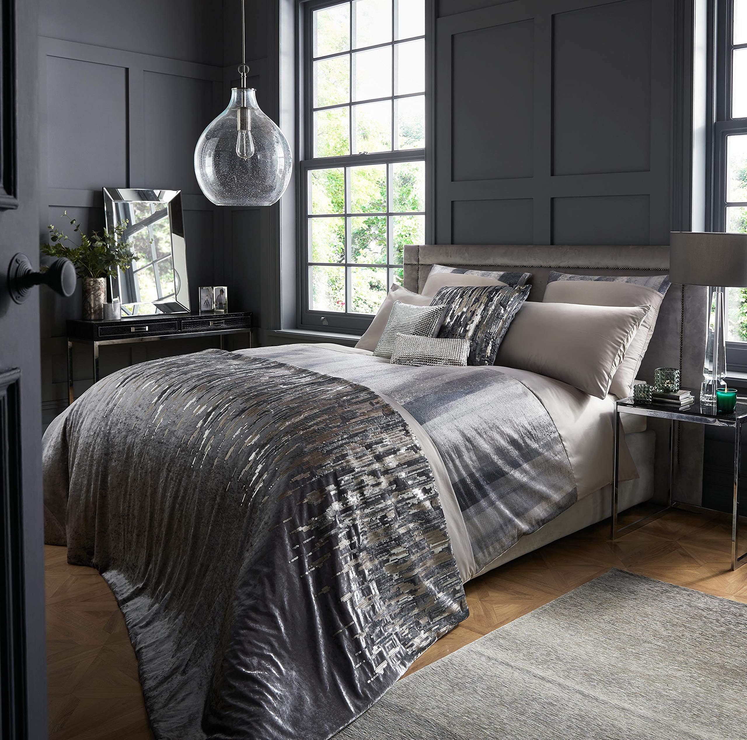 Kylie Minogue 2019 Bedding Collection - VARI Mineral - 200TC (King Quilt Cover 230cm x 220cm)
