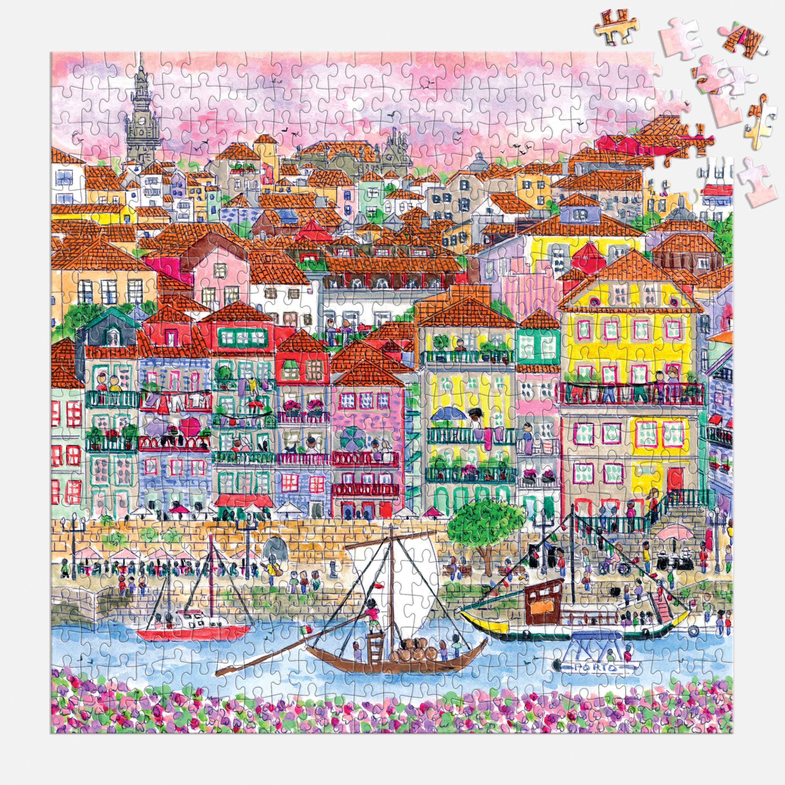 Amazon.com: Galison Colors of Porto – 500 Piece Michael Storrings