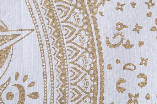 Miniatura 5 de Popular Handicrafts Paneles de cortina de mandala de color púrpura de Ghoomar hippie indio bohemio