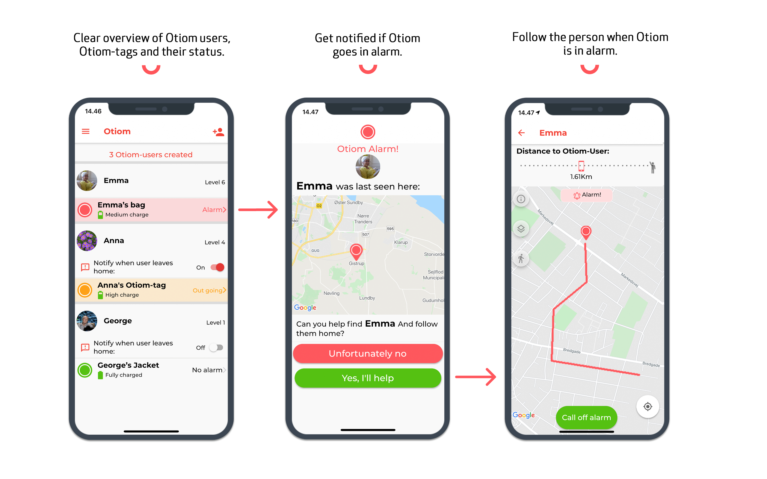 Otiom Tracking people with dementia App on Amazon Appstore