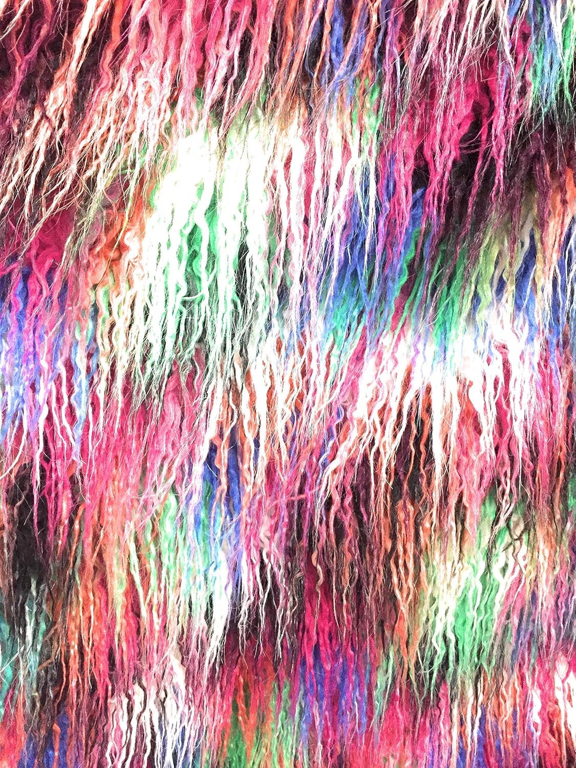 Luxury Shag 60 Inch Fabric Faux/Fake Fur by The Yard-Colorful-