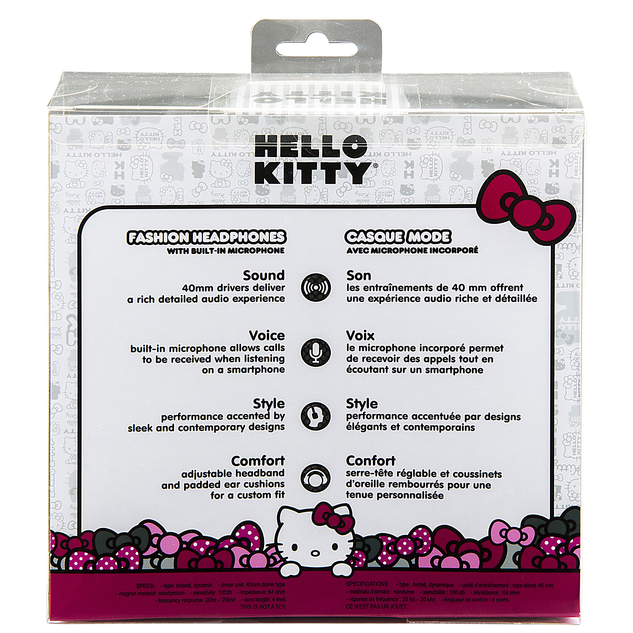 Ekids Hello Kitty Headphones With Built In Microphone High Quality |  Desertcart Seychelles