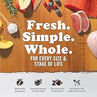 Vista 8 de Now Fresh Alimento para perros sin granos, 25 libras, receta de alimento para perros mayores de raza grande, dieta saludable con probióticos, carne