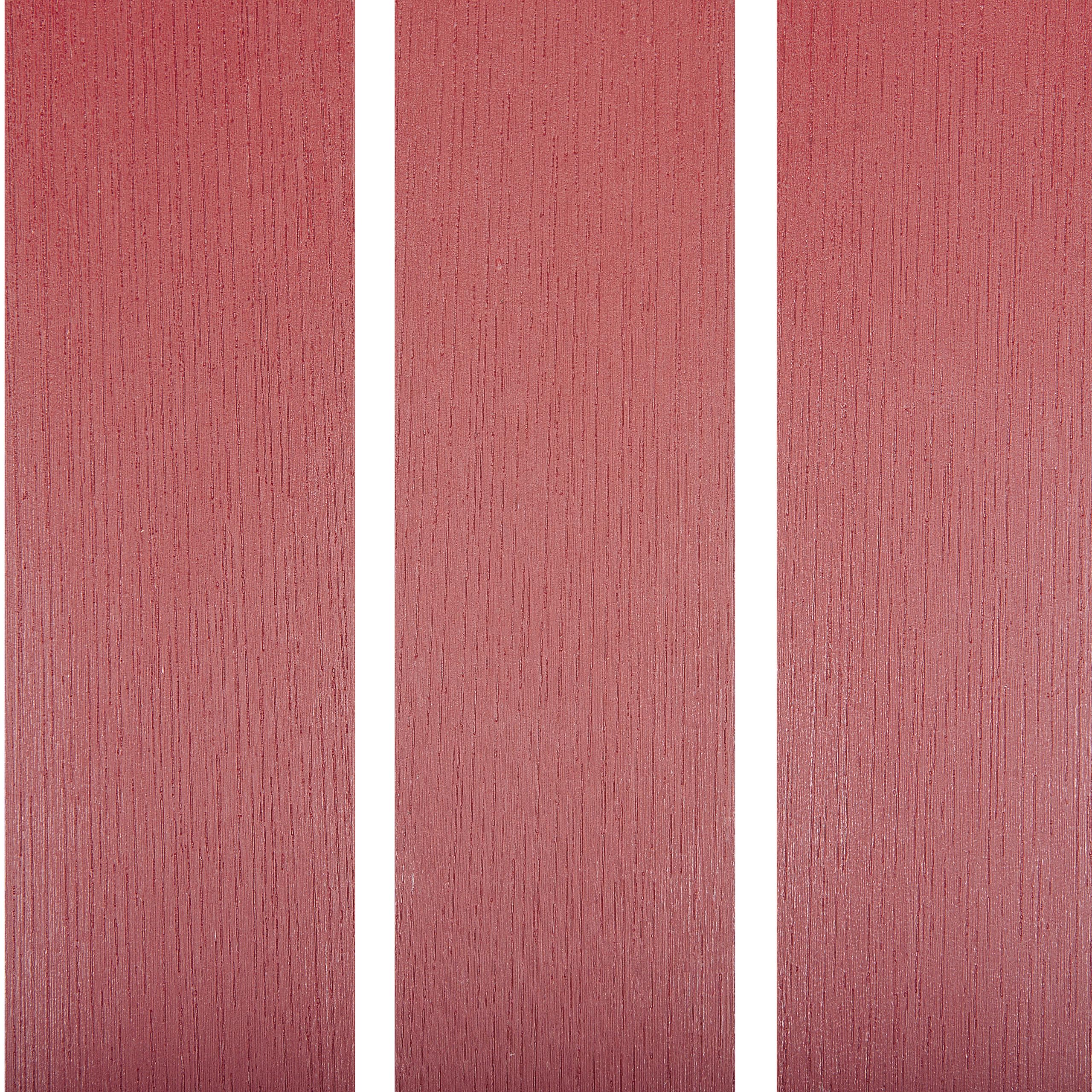 Beliani Silla Mecedora roja de Madera sintética Resistente a la Intemperie Estilo Moderno Adirondack