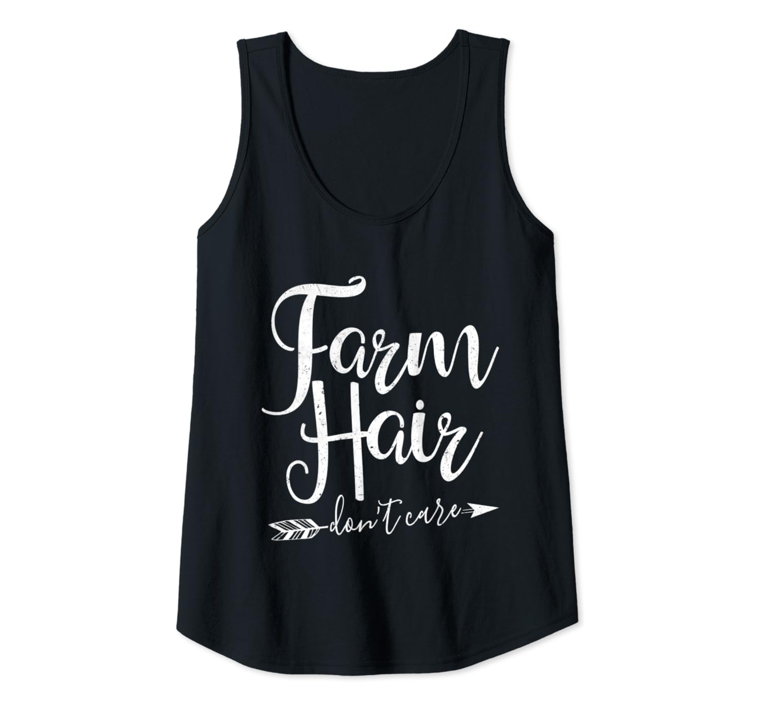 Womens Farm Hair Don't Care Farm Life Farmer Birthday Women Girl Tank Top