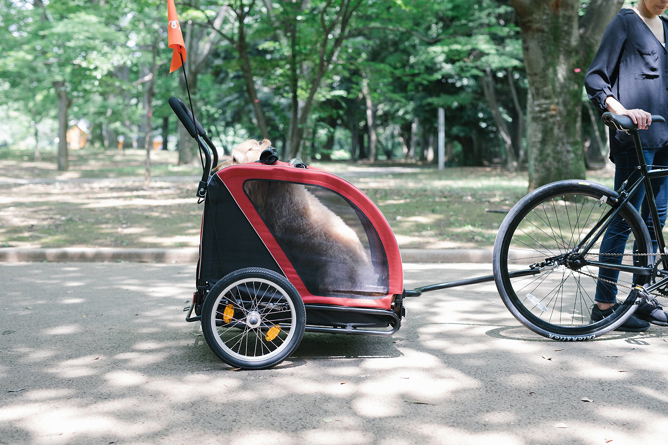AirBuggyforDog NＥST Amazon.com: eabagi-fo-doggu (AirBuggy for Dog) Nest Bike Towbar
