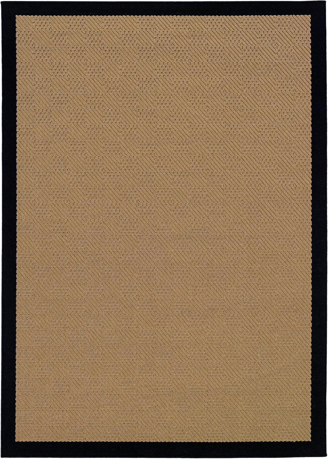 Décor Direct LANAI Modern Outdoor Border Area Rug, 1' 8" X
