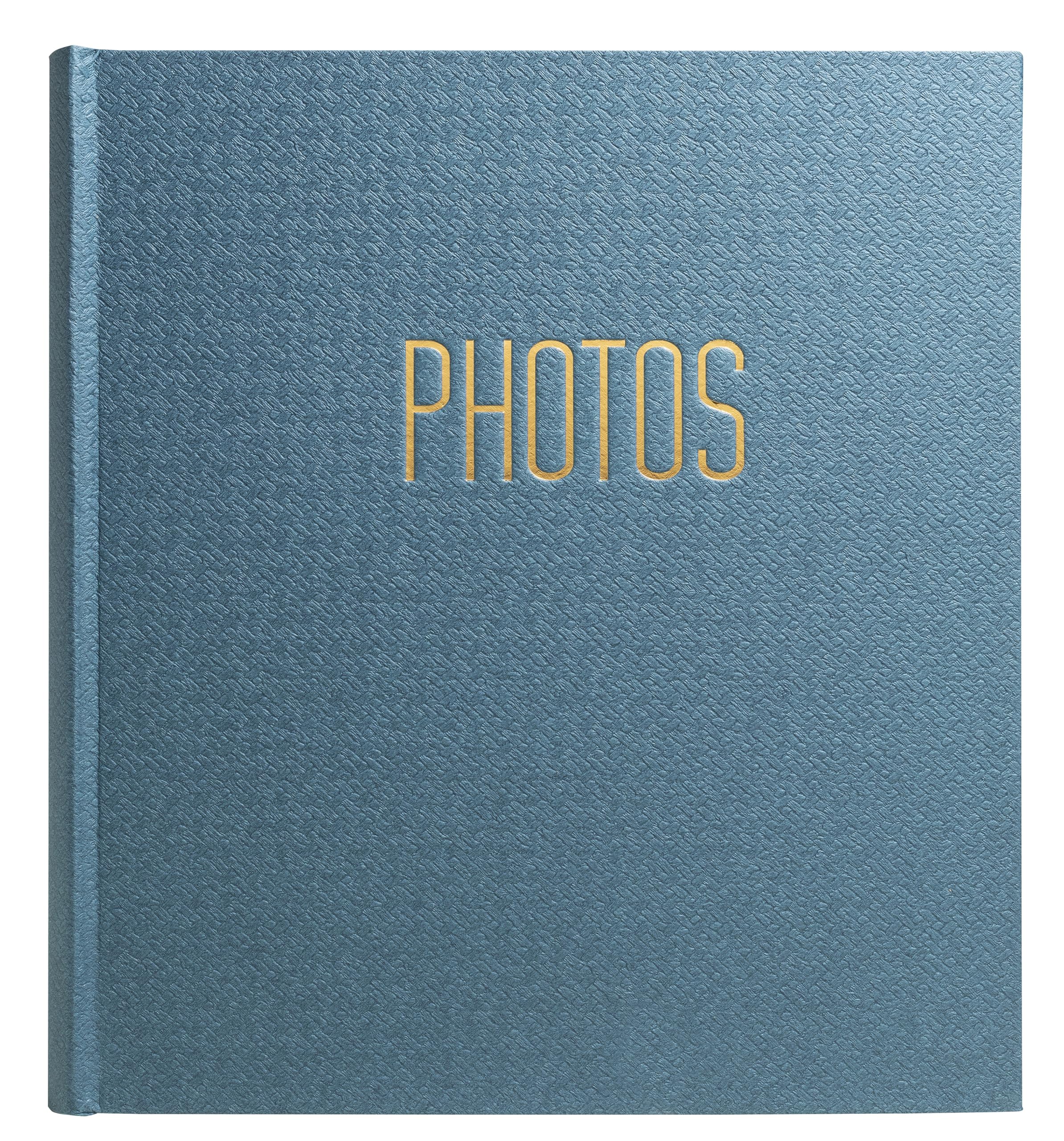 Exacompta - Ref 15603E - 1 Office by Me Photo Album - 300 Photos - 60 Black Pages - Format 29 x 32 cm - Cover Covered with Textile Effect Paper Duck Egg Blue