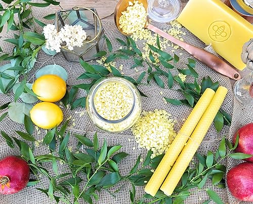 Miniatura 3 de Basic Honey Cuentas de cera de abeja (2 libras) 100% naturales de abejas americanas, grado cosmético