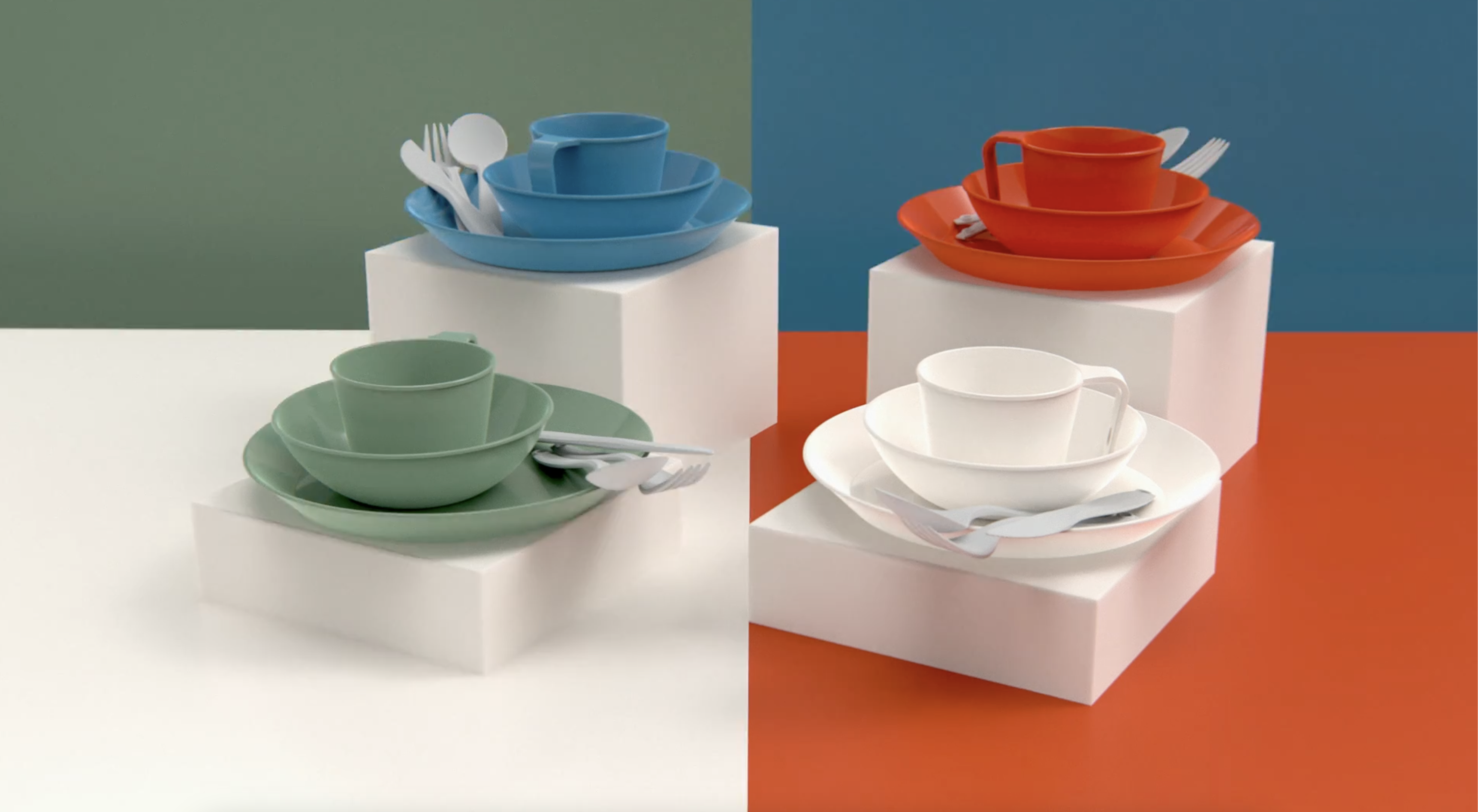 Amazon.com: GSI Outdoors Cascadian 1 Person Table Set I 6-Piece