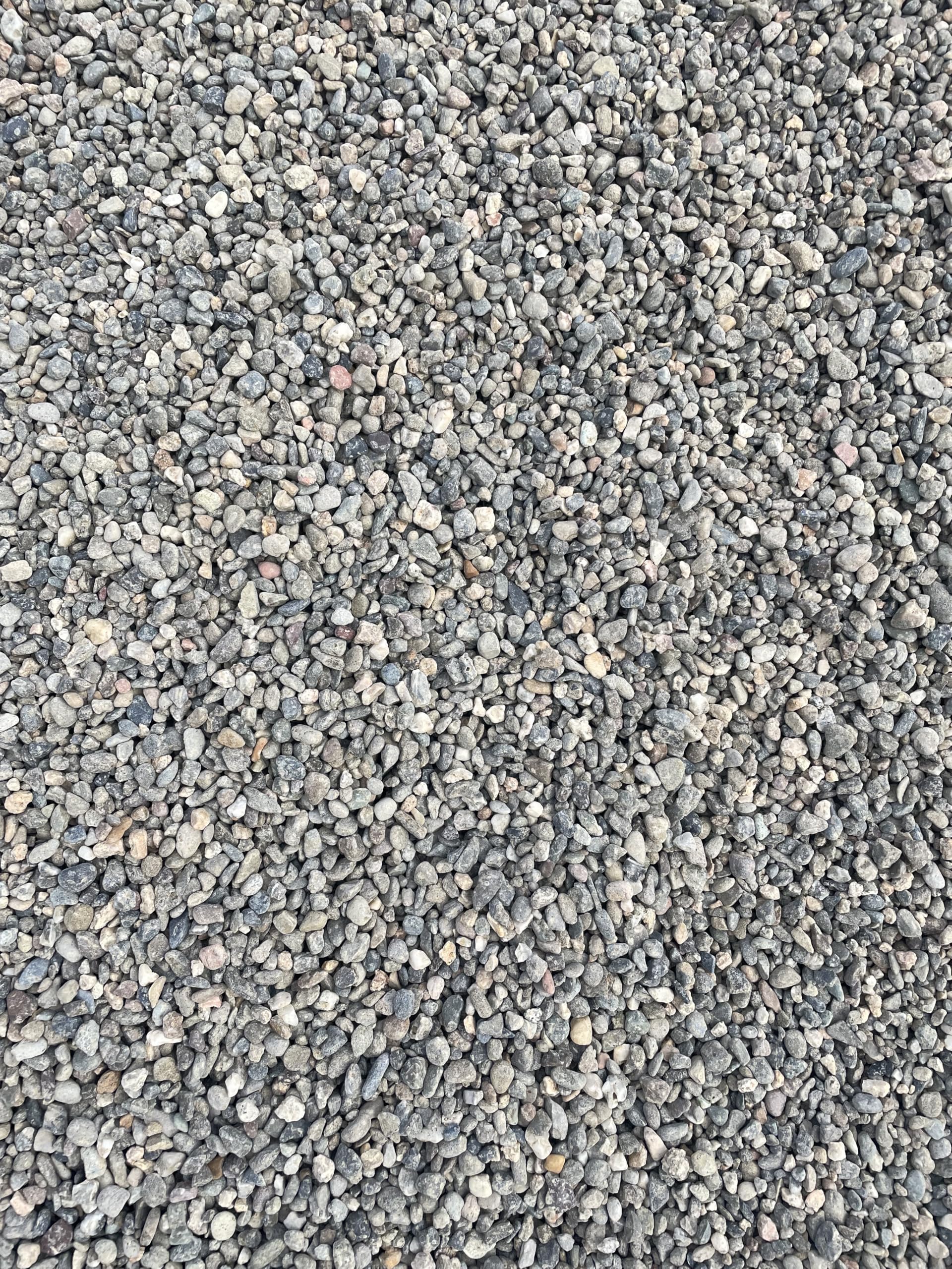 MIGHTY109 40 LBS Grey Pea Gravel - Landscape Rocks - Drainage Rock - Gardening - — product photo