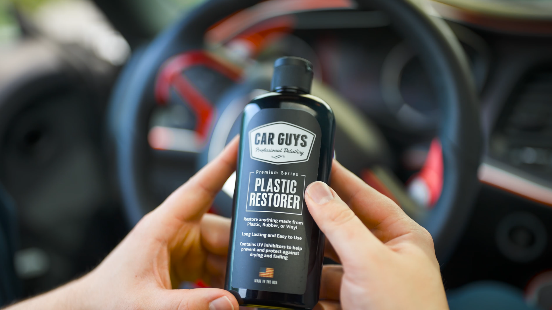 CAR GUYS Plastic Restorer Bring Plastic, Rubber, And