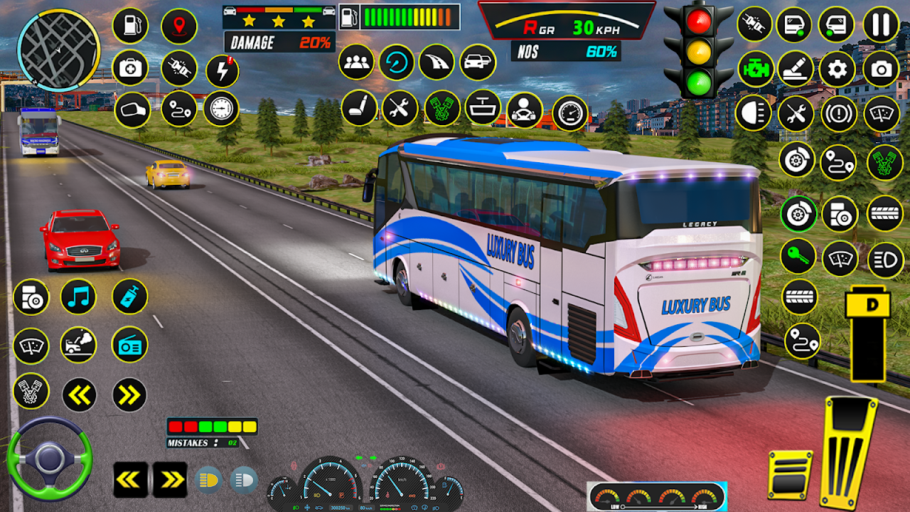 Real Bus Driving Simulator 3D Bus Game - Bus Parking Games - City Bus ...