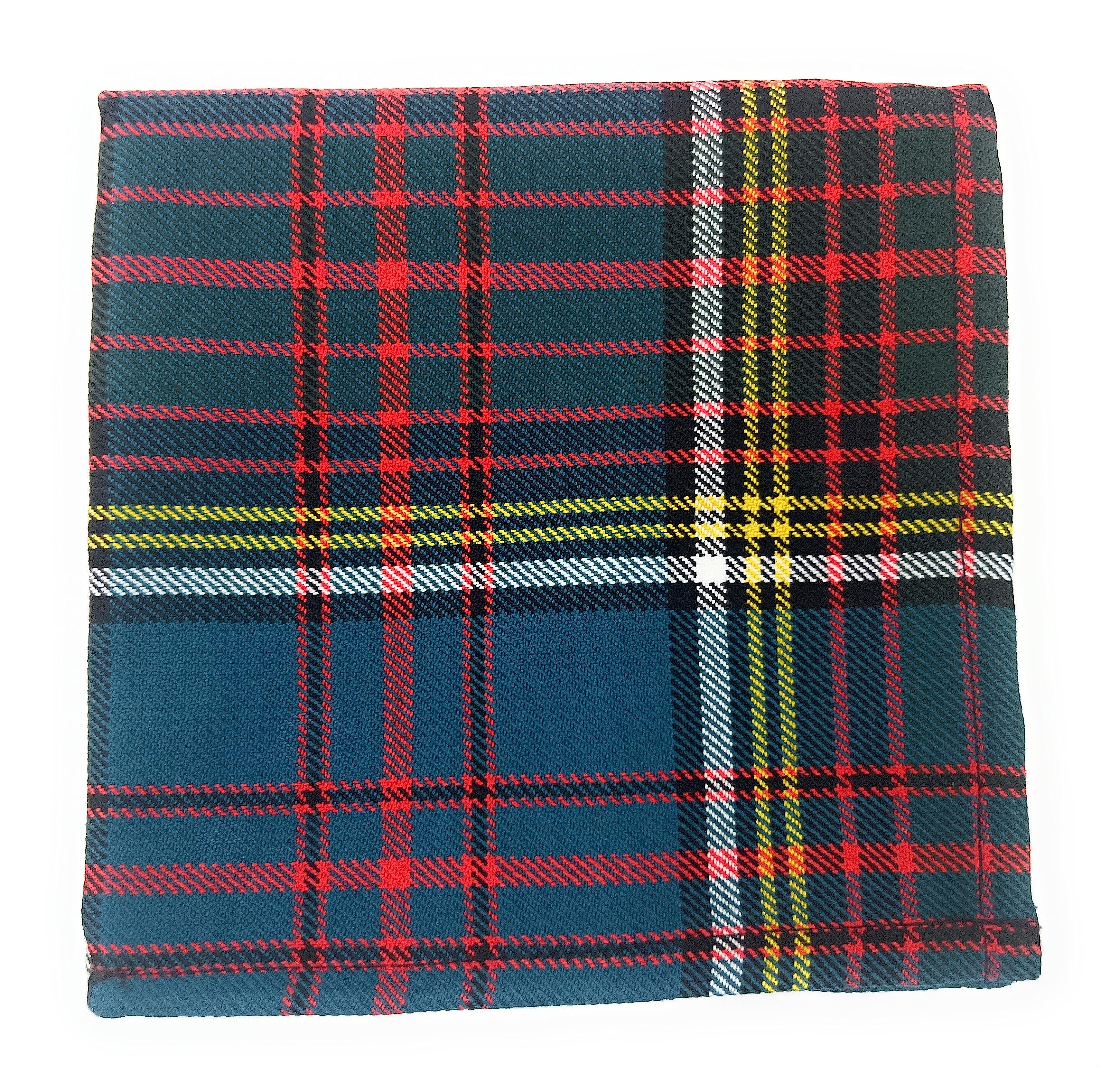 Tartan Tweeds Men's Anderson Tartan Pocket Square Handkerchief 26Cm X 26Cm (Anderson)