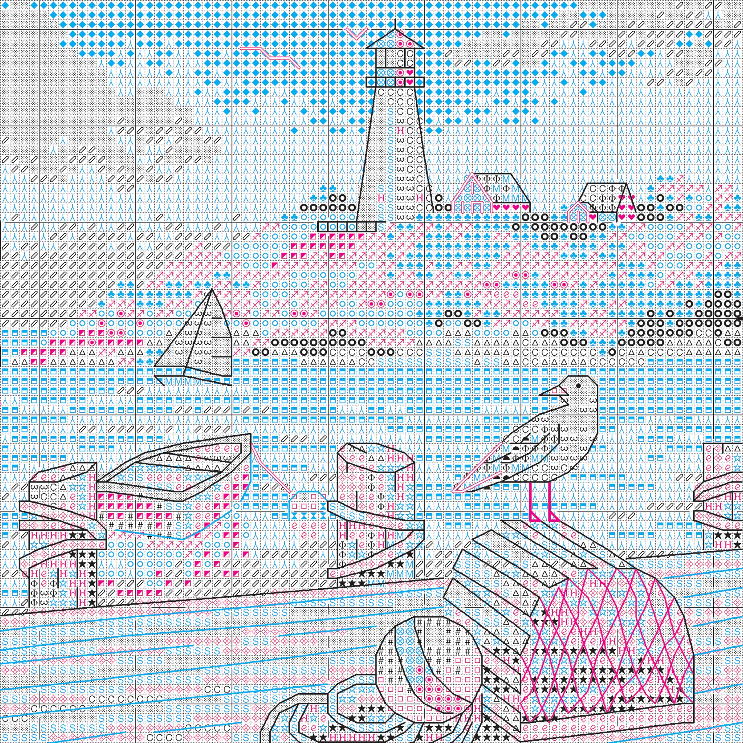 Kit Ricamo Punto Croce Gold Petite Cliffside Beacon - 12.7x17.8cm, Per Esperti - Foto 3