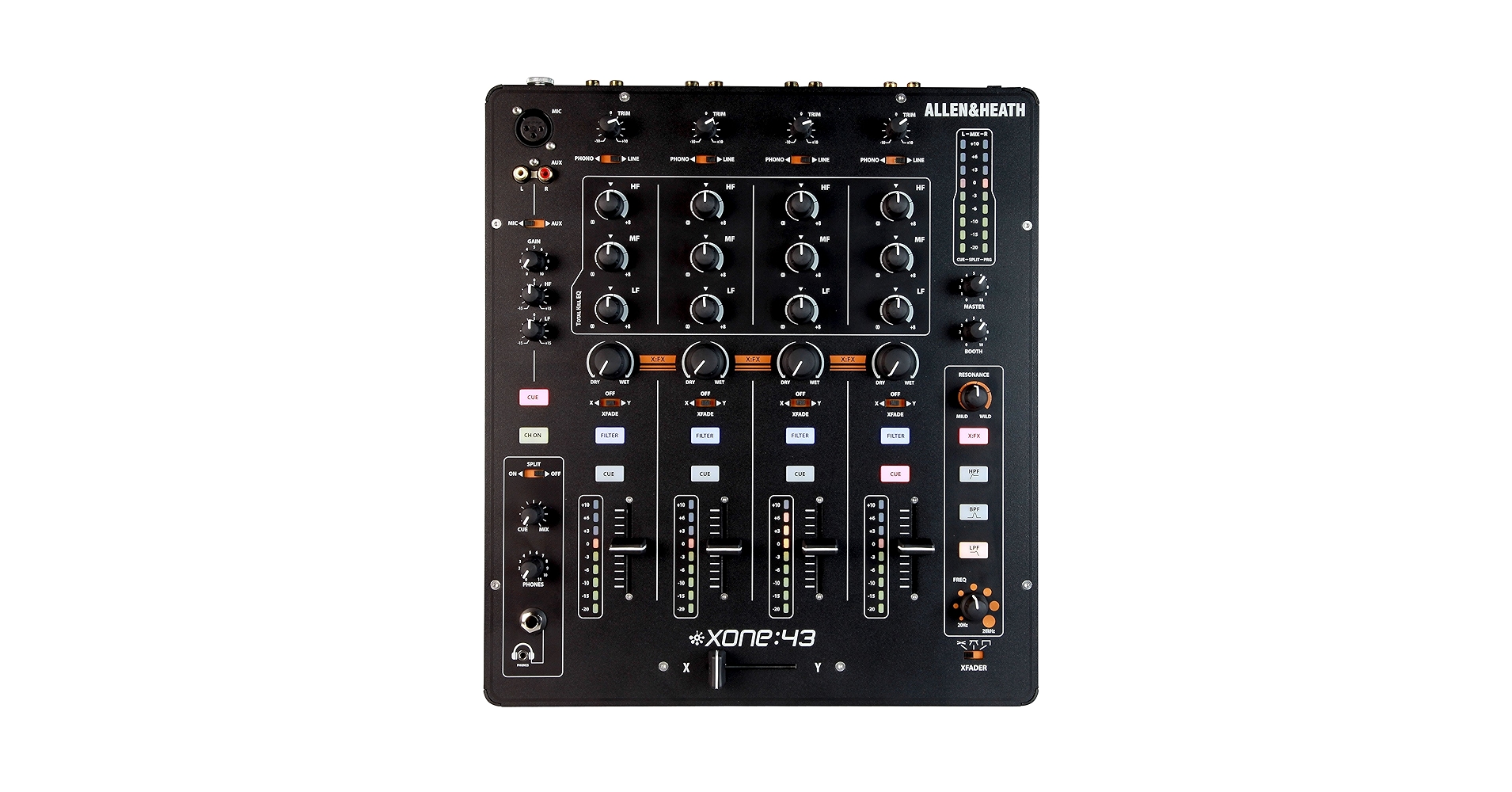 Allen & Heath xone:43 DJミキサー Amazon | Allen & Heath XONE : 43 プロフェッショナル 4ch DJ