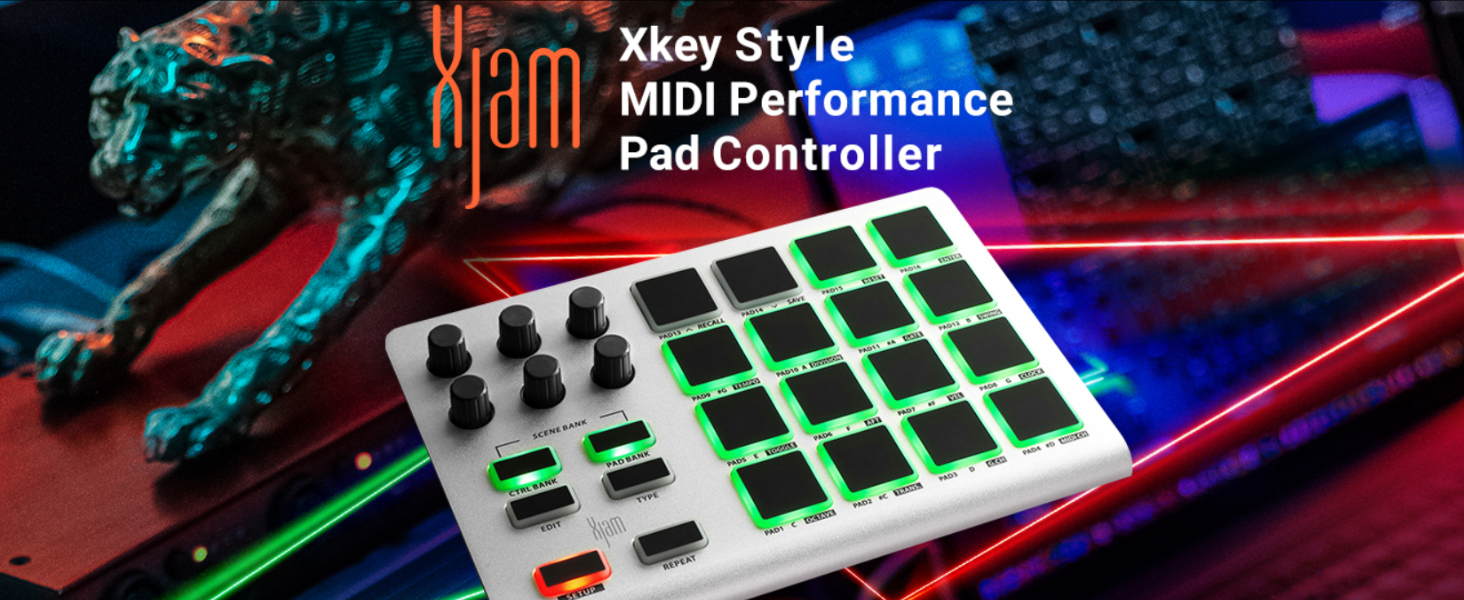 Xjam Mobile Studio MIDI Pad Controller - Apple-style ultra