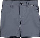 Hurley boys Dri-fit Walk Casual Shorts, Cool Grey, 10