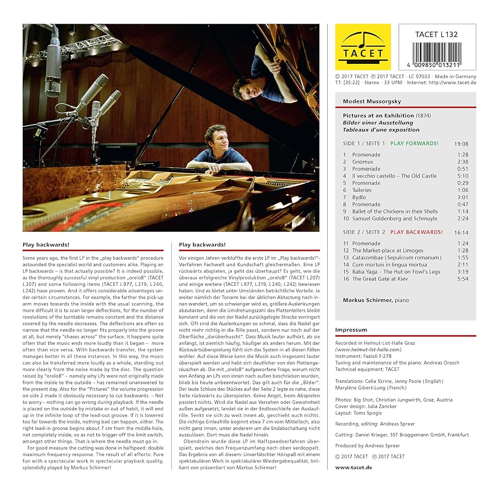 Amazon.co.jp: Pictures at an Exhibition [Analog]: ミュージック