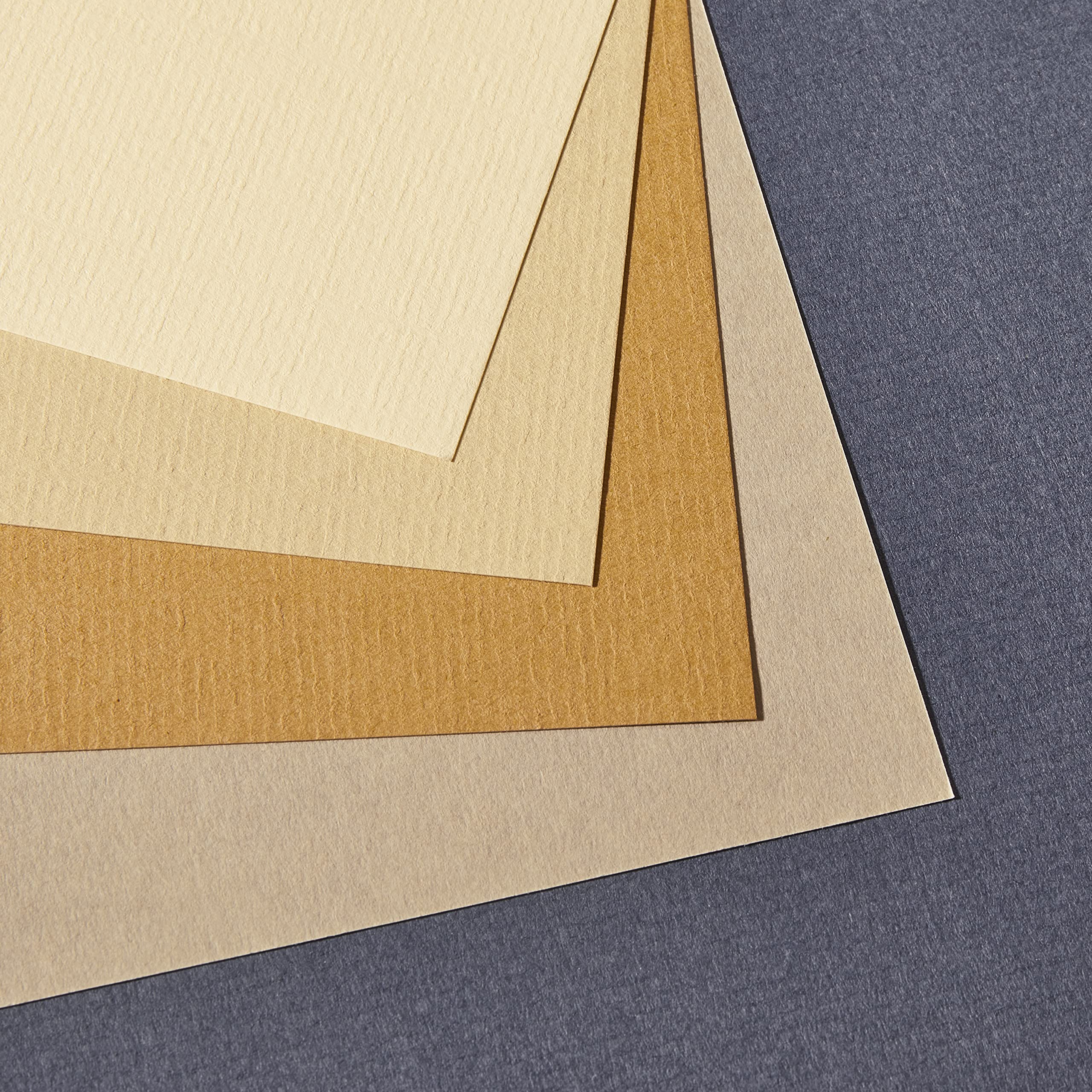 Daler-Rowney Ingres Bloc de Papier à Spirale 16 g/m² 40,6 x 30,5 cm Pastel Texture Vernie 6 Couleurs Assorties 24 Feuilles Idéal pour Les Artistes Professionnels