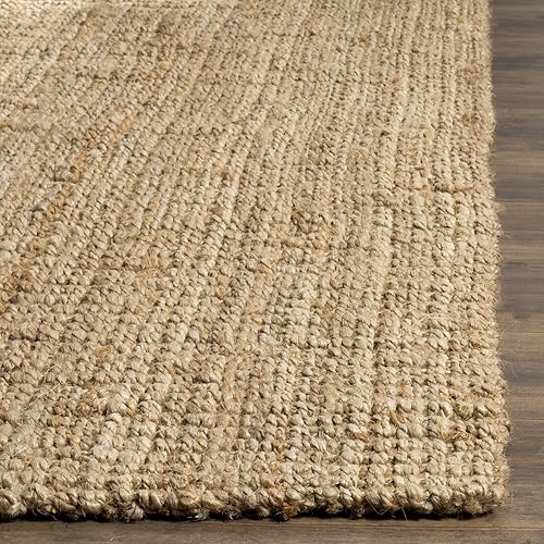 Miniatura 6 de Safavieh Natural Fiber Collection NF747A tapete de yute natural tejido a mano (5" x 8"), Yute, Natural