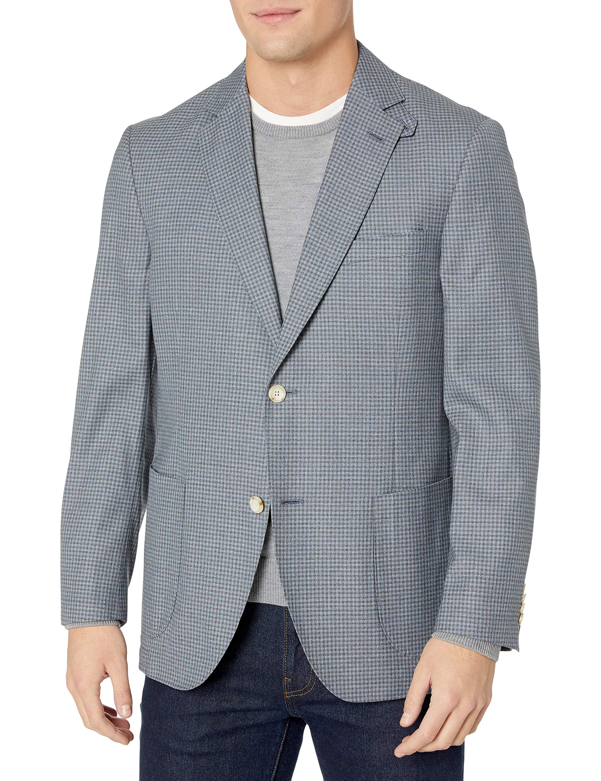 Kroon Men's Bono 2 Fancy Silk and Wool Italian Fabric