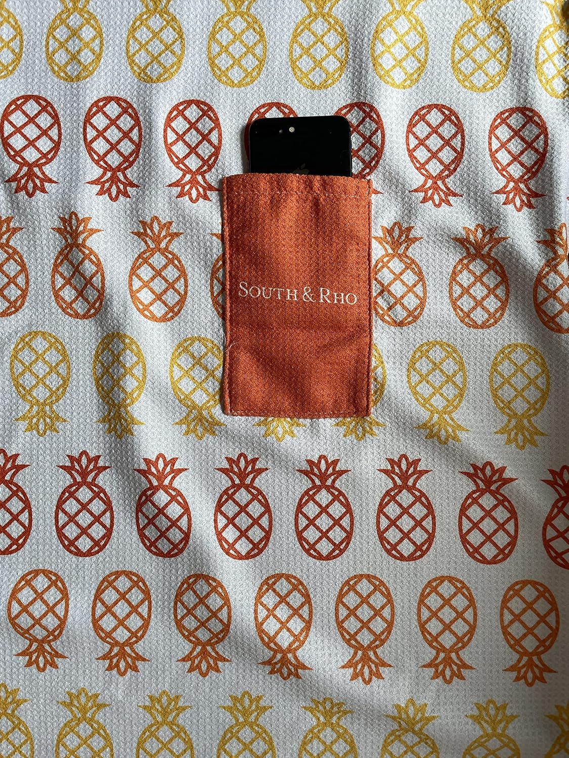 Premium Luxury Oversized 68 x 36 XL Sand Free Quick Dry Microfiber Beach Travel Pool Towel (Pineapple Party)