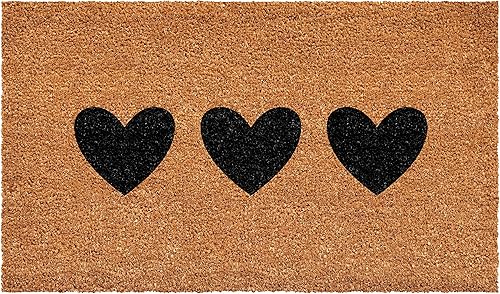 Miniatura 1 de Calloway Mills Trio Hearts Felpudo de 17 x 29 pulgadas