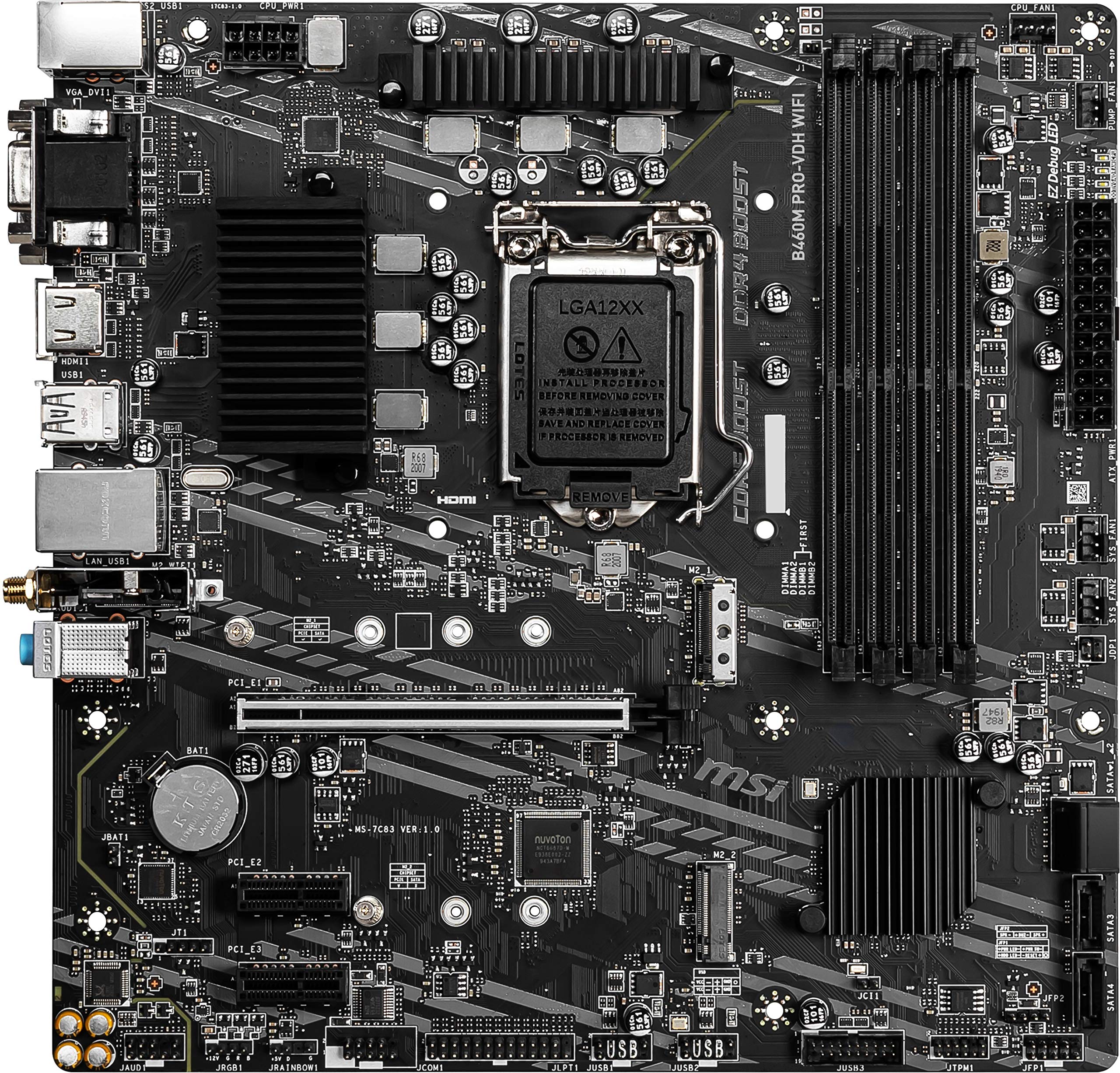 Amazon | MSI B460M PRO-VDH WIFI マザーボード MicroATX [Intel