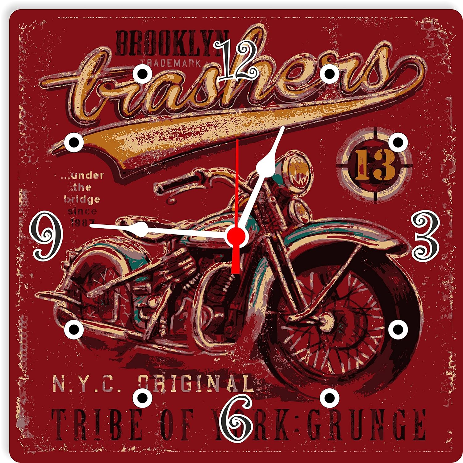 Buy FinestShield Decorative Vintage Wall Clock for Living Room Analog