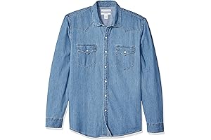 Sleek and Stylish Denim Shirts for Men: Elevate Your Wardrobe with Long Sleeve Sophistication